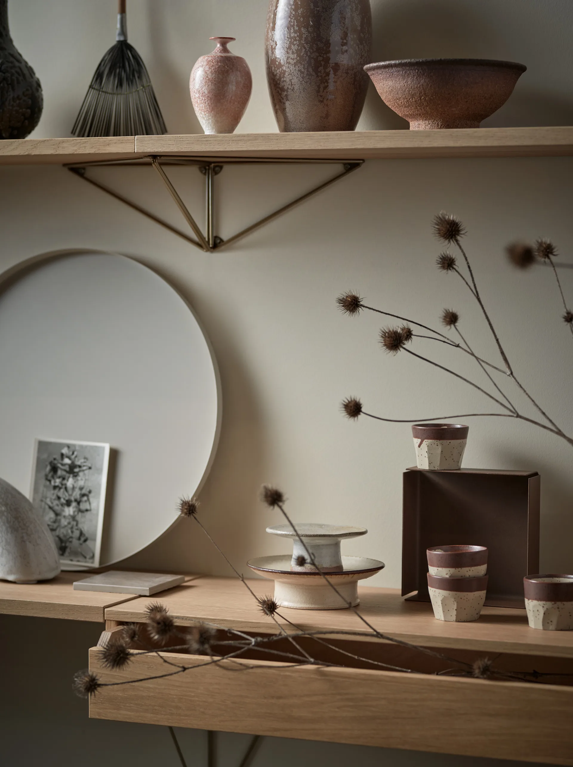 Mensola Pythagoras , rovere Maze