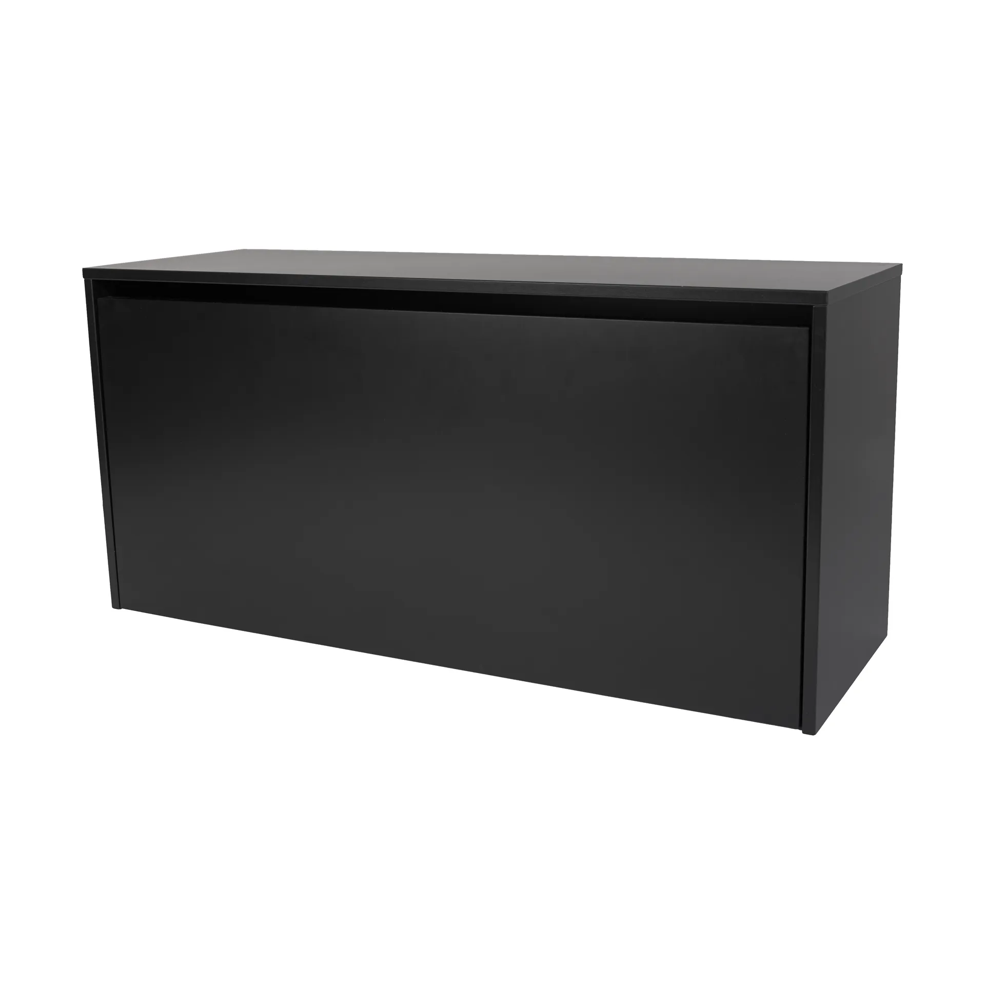 Mobile da parete Pythagoras Cabinet 38x80 cm, Nero Maze