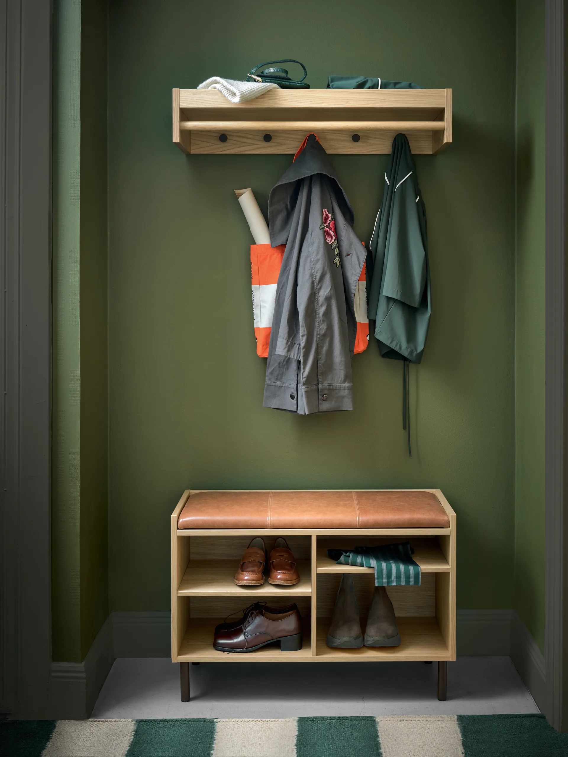 Panca contenitore Gentle, Rovere, 78x53x35 cm Maze