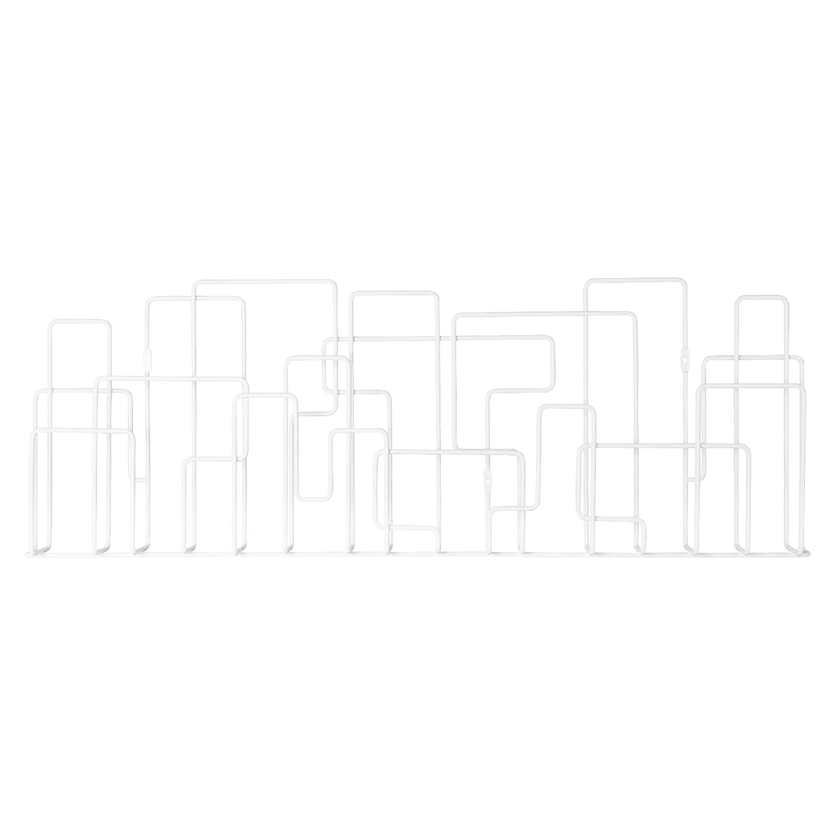 Portariviste City Sunday, bianco Maze