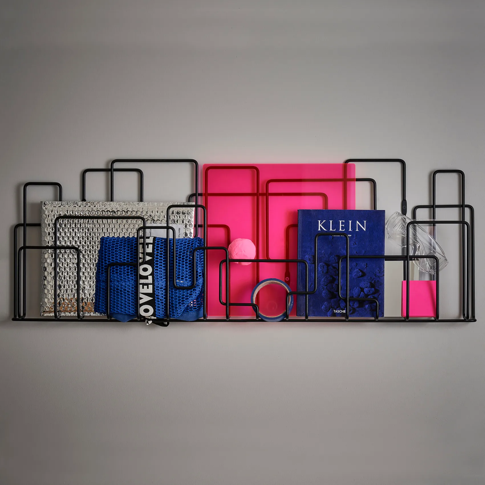 Portariviste City Sunday, nero Maze