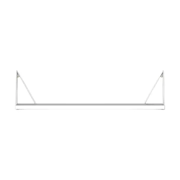 Pythagoras mensola, bianco, 20x80 cm - Maze