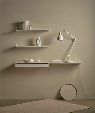 Pythagoras mensola, bianco, 20x80 cm - Maze
