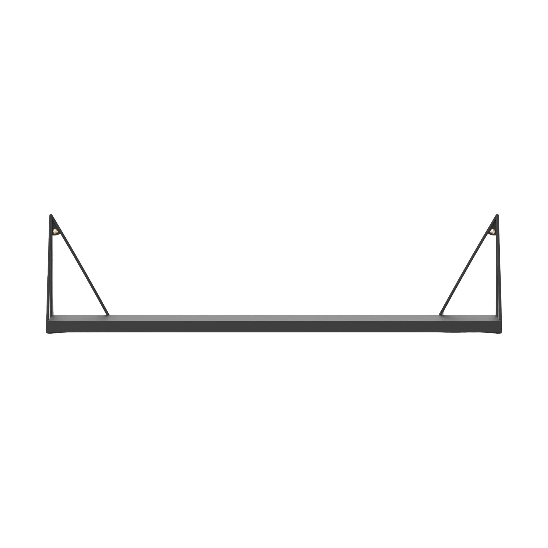 Pythagoras mensola, Nero, 20x80 cm Maze