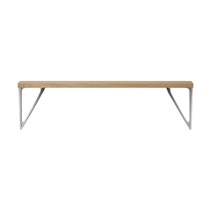 Pythagoras mensola, rovere-bianco, 20x80 cm - Maze