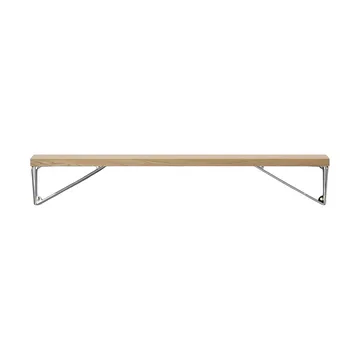 Pythagoras mensola, rovere-cromato, 20x80 cm - Maze