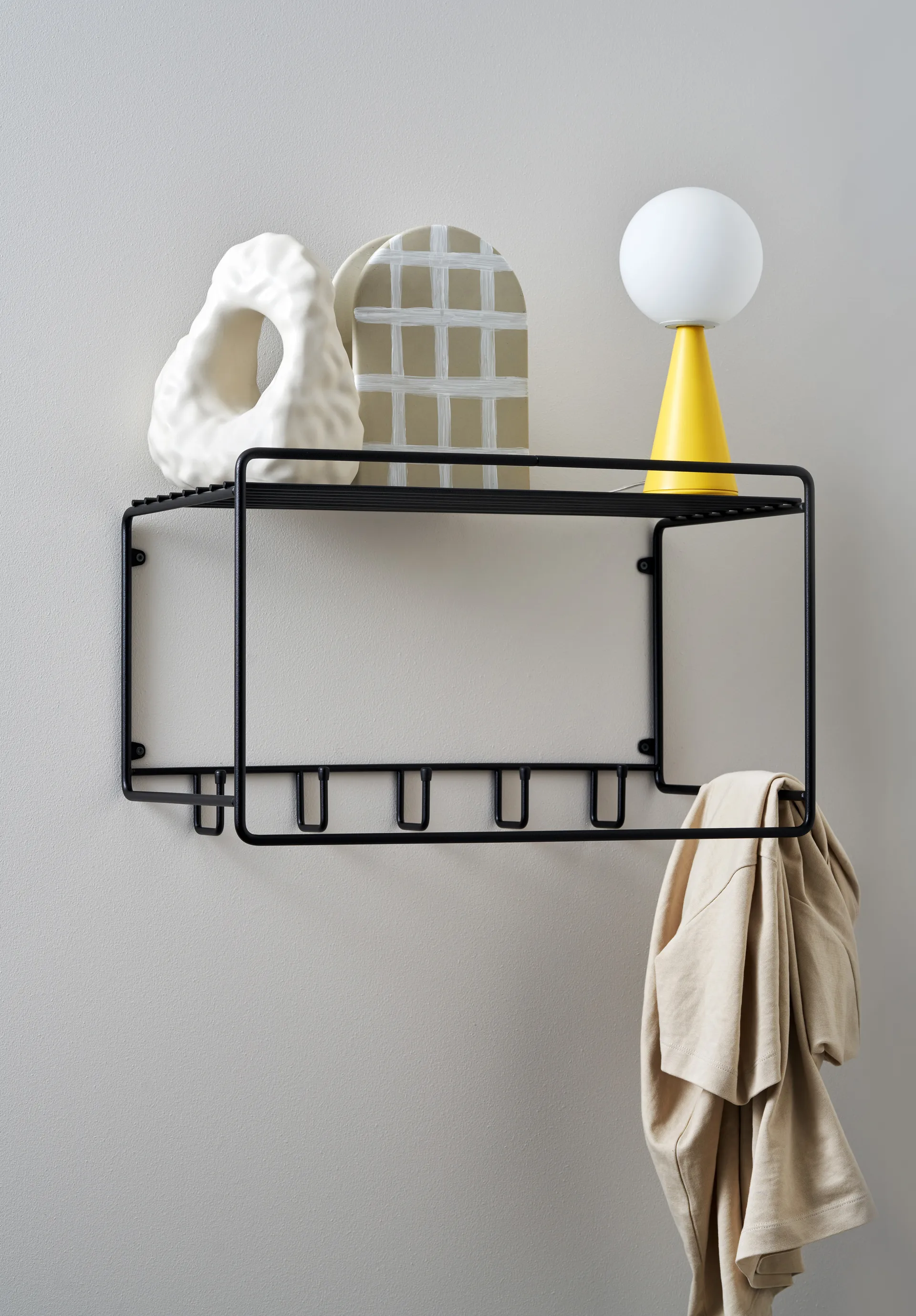 Scaffale per cappelli Uptown, Nero Maze