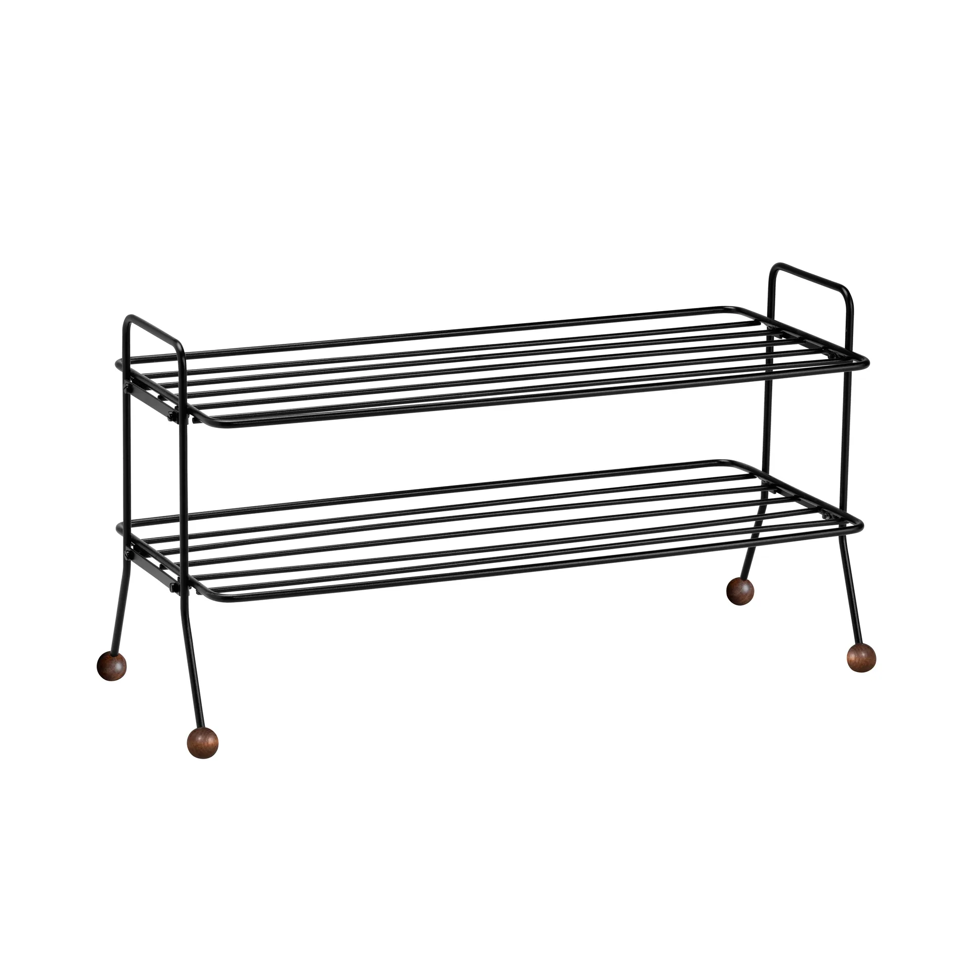 Scarpiera Bill, nero-marrone scuro Maze