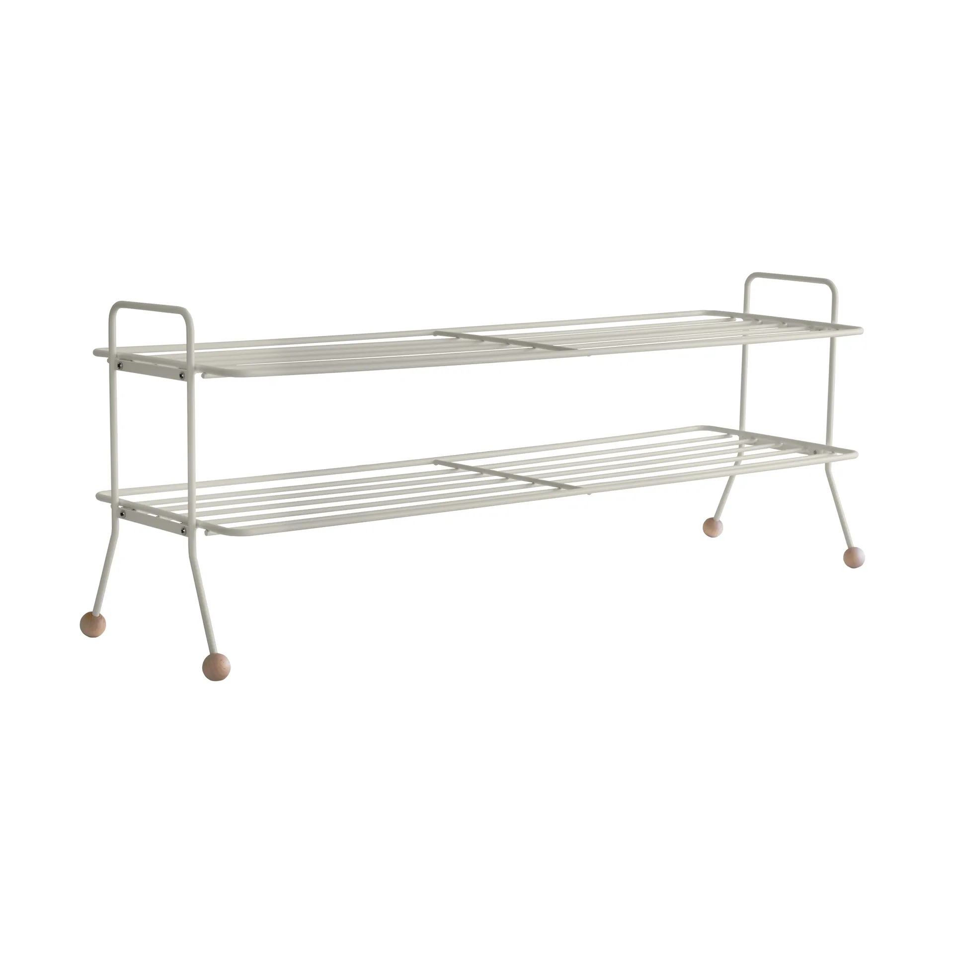 Scarpiera Bill Shoe Shelf L, Greige Maze