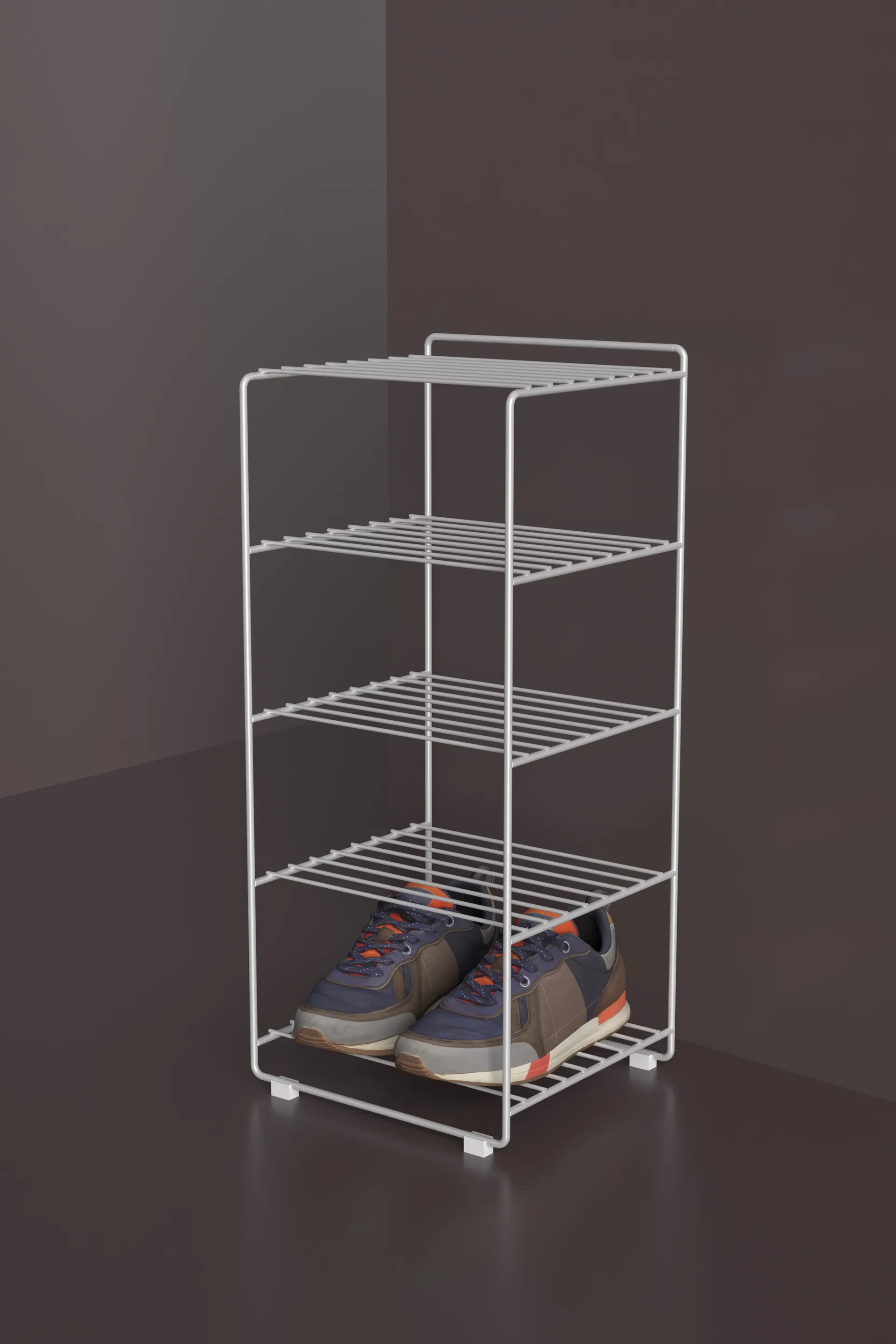 Scarpiera Maze Shoescraper, Bianco Maze