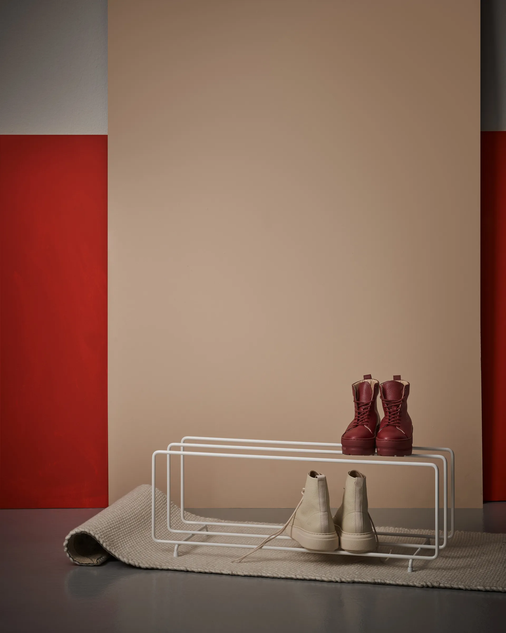 Scarpiera Mixrack L , Bianco Maze