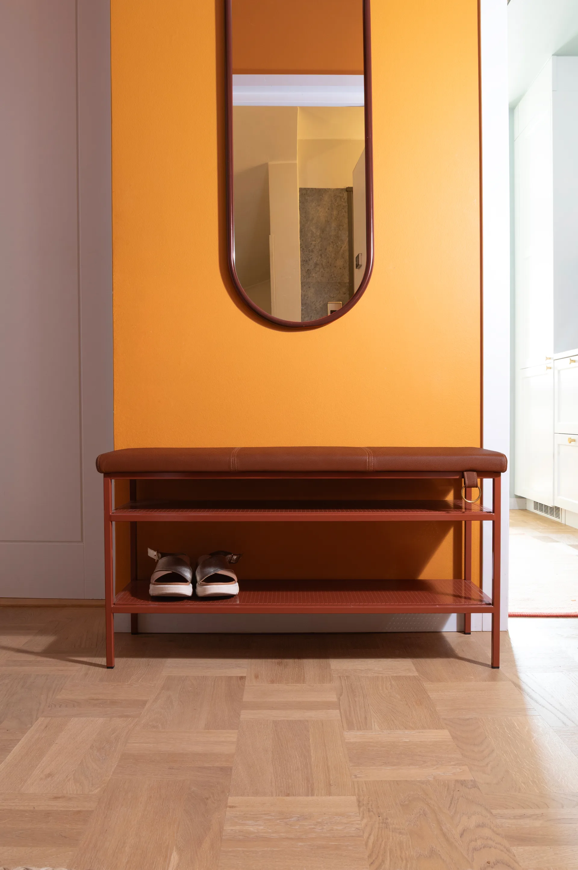 Scarpiera Nancy, Cinnamon-vintage cognac Maze