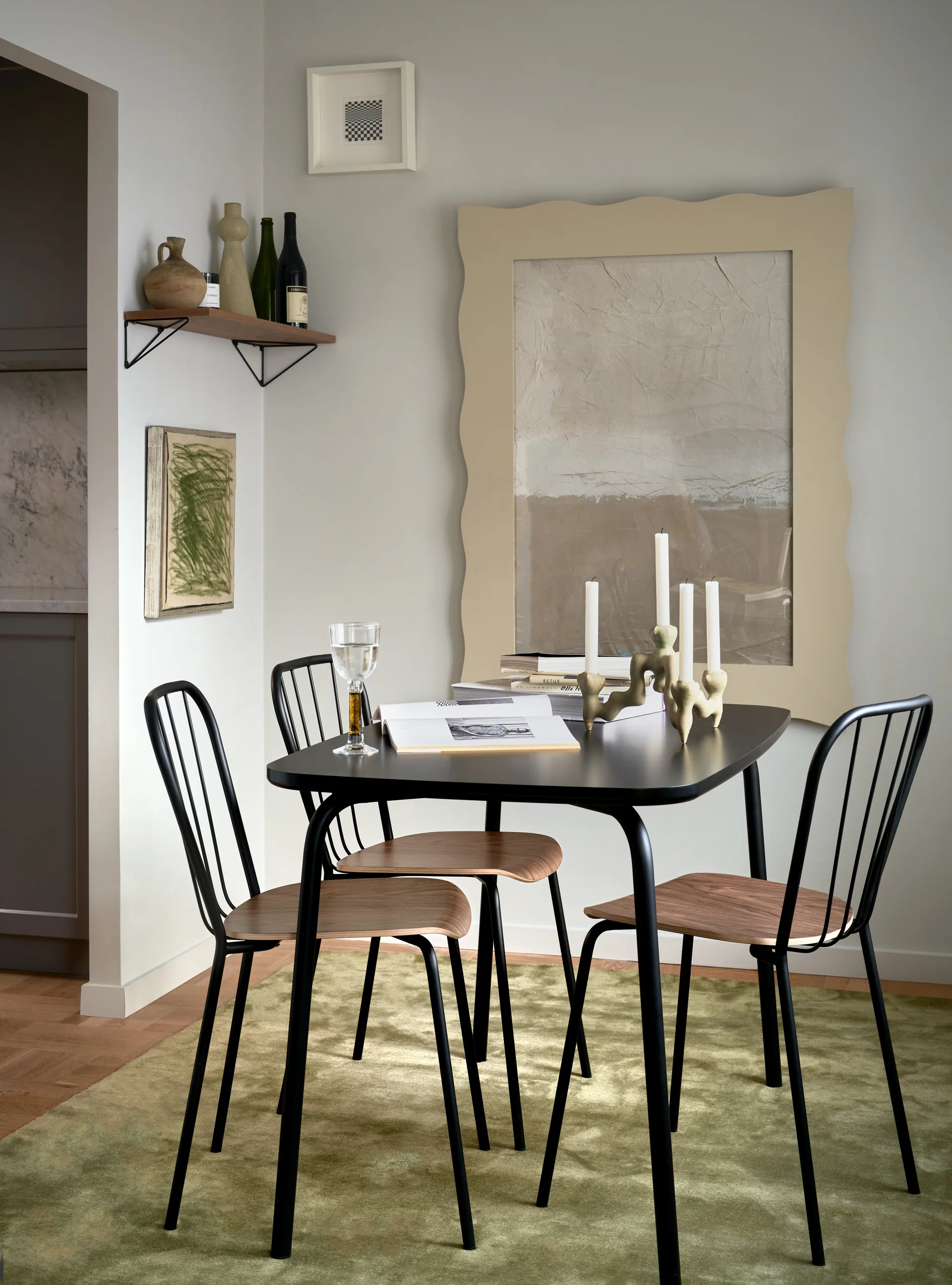 Sedia Same Chair, Nero, noce Maze