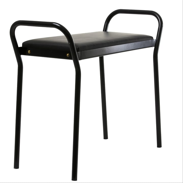Sgabello Anyone - Nero-cuoio nero - Maze