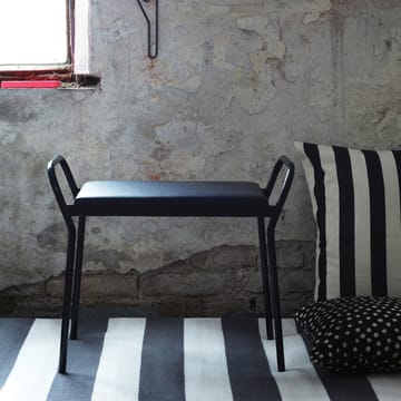 Sgabello Anyone - Nero-cuoio nero - Maze