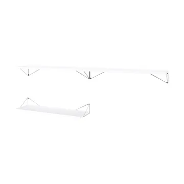 Sistema di scaffalature Pythagoras Bundle A bianco-cromo - Maze