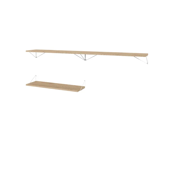 Sistema di scaffalature Pythagoras Bundle A rovere-bianco - Maze