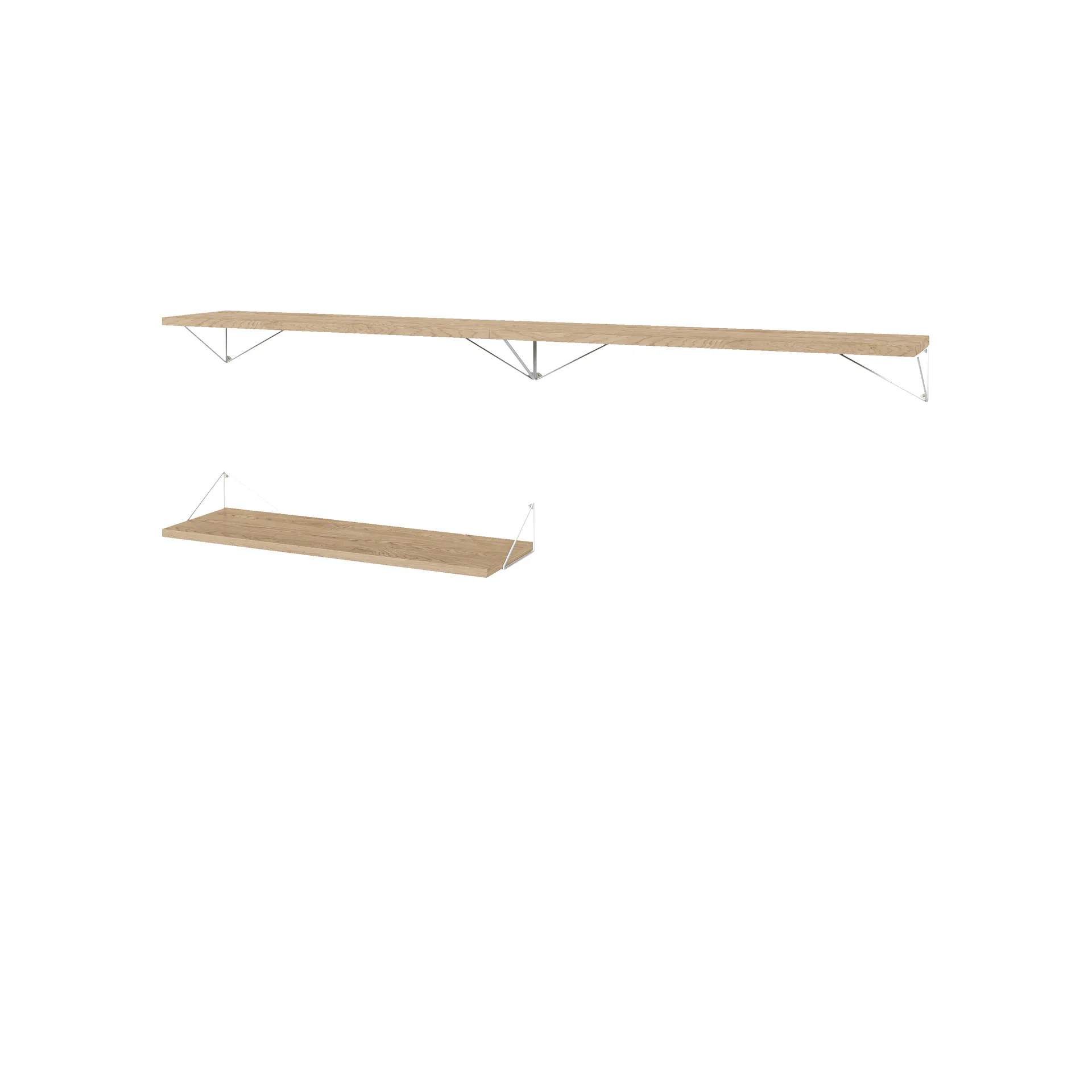 Sistema di scaffalature Pythagoras Bundle A rovere-bianco Maze