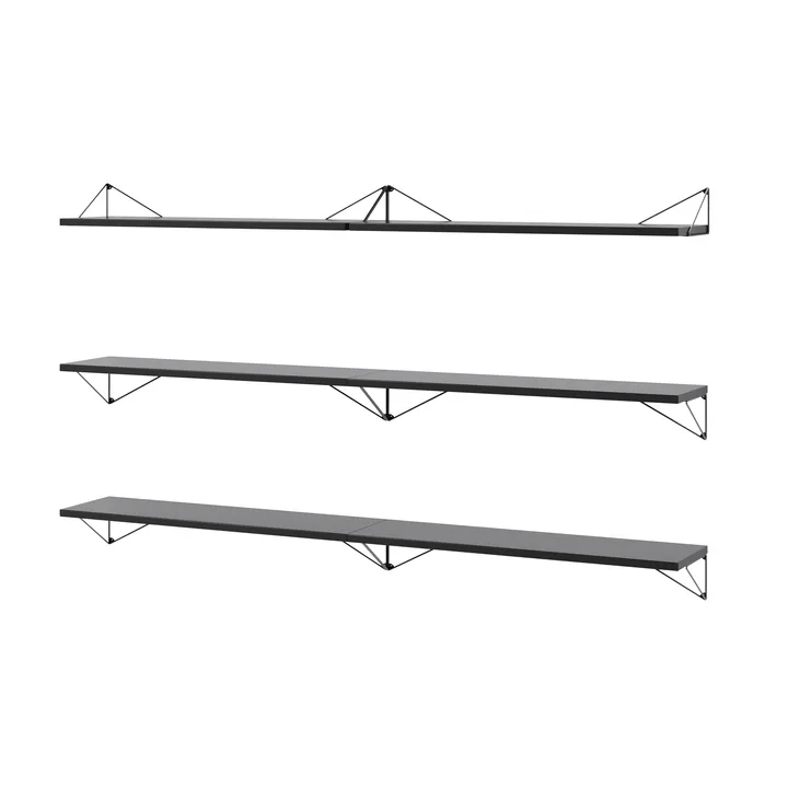 Sistema di scaffalature Pythagoras Bundle B nero-nero - Maze