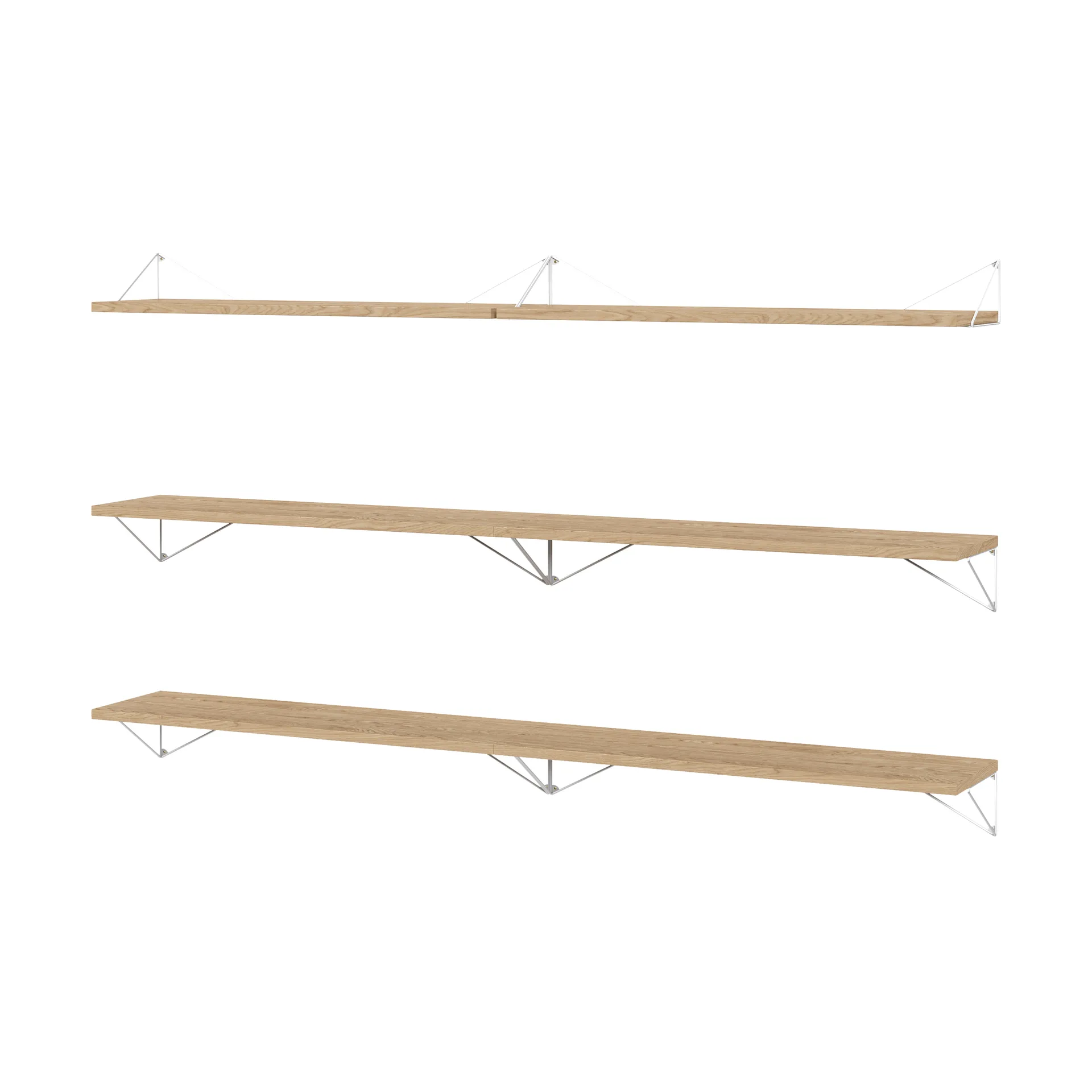 Sistema di scaffalature Pythagoras Bundle B rovere-bianco,  Maze