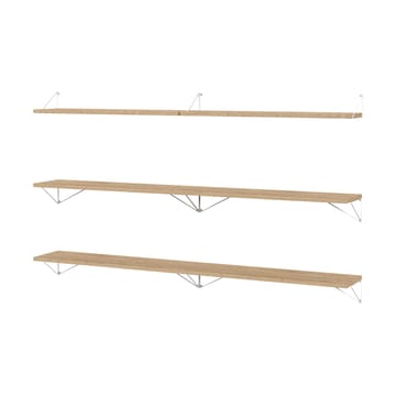Sistema di scaffalature Pythagoras Bundle B rovere-bianco - undefined - Maze