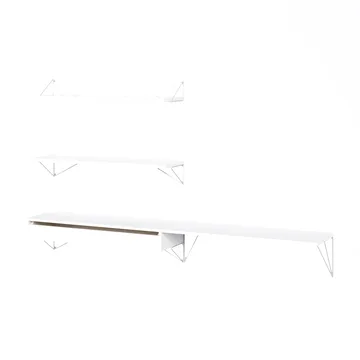 Sistema di scaffalature Pythagoras Bundle D bianco-bianco - Maze