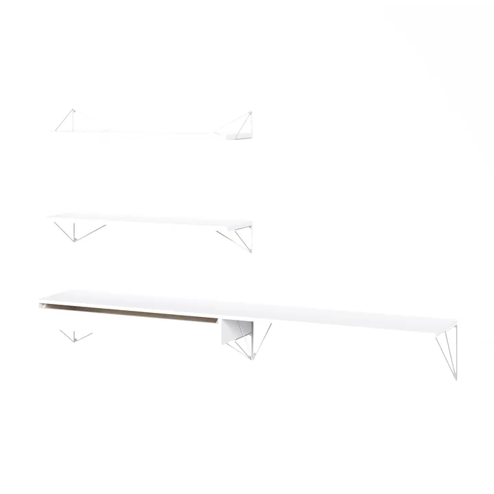Sistema di scaffalature Pythagoras Bundle D bianco-bianco - Maze