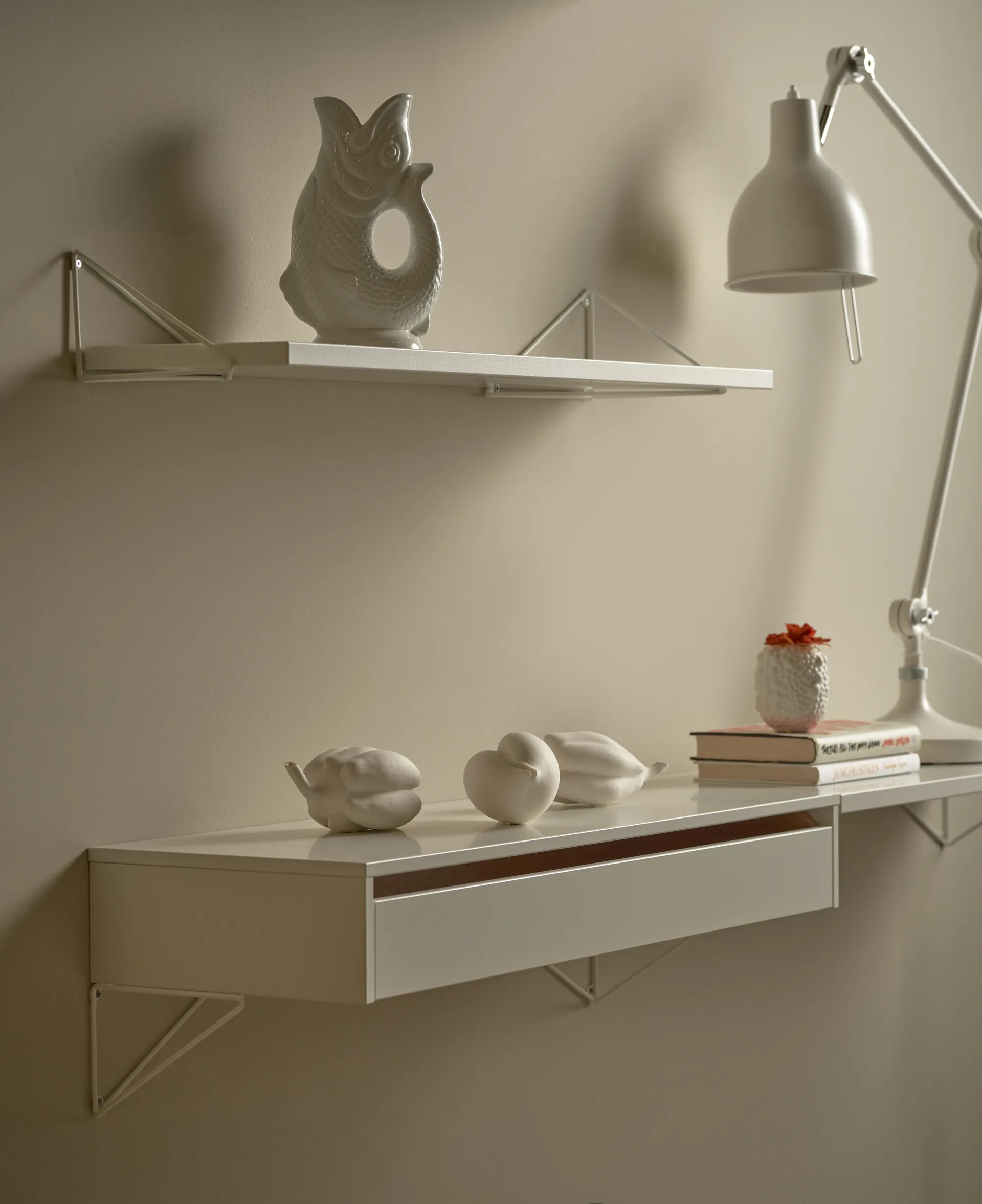 Sistema di scaffalature Pythagoras Bundle D bianco-bianco,  Maze
