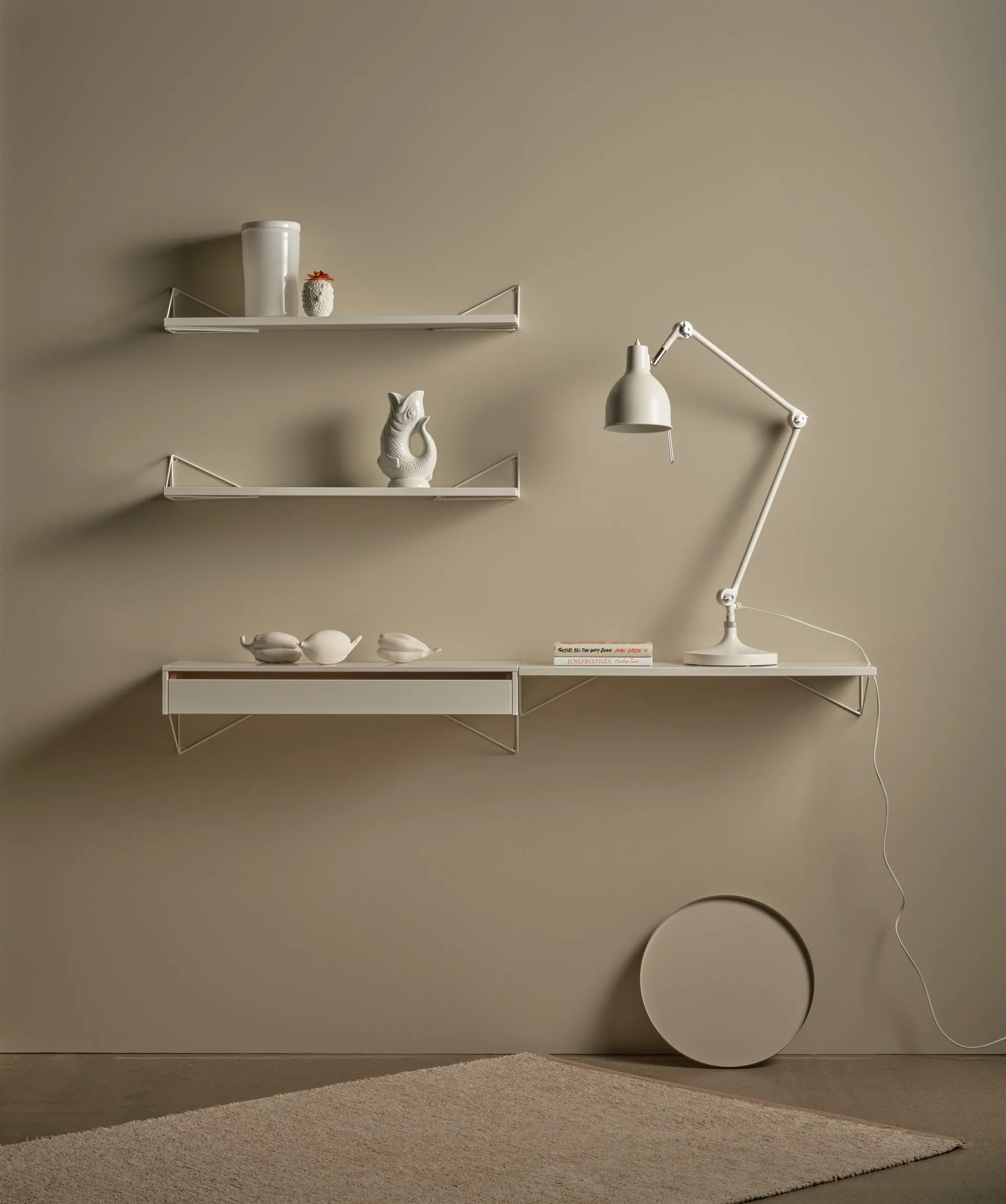 Sistema di scaffalature Pythagoras Bundle D bianco-bianco,  Maze