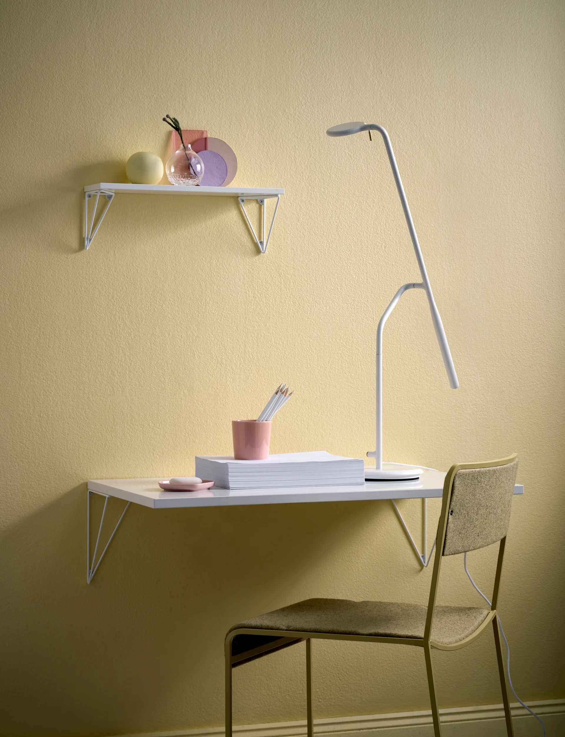 Strutture brackets Pythagoras confezione da 2, bianco Maze