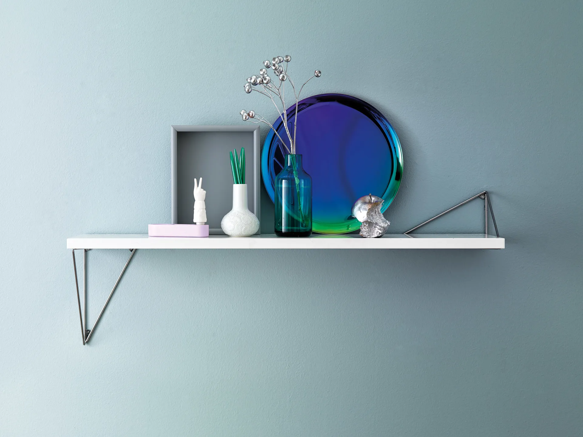 Strutture brackets Pythagoras confezione da 2, cromo Maze