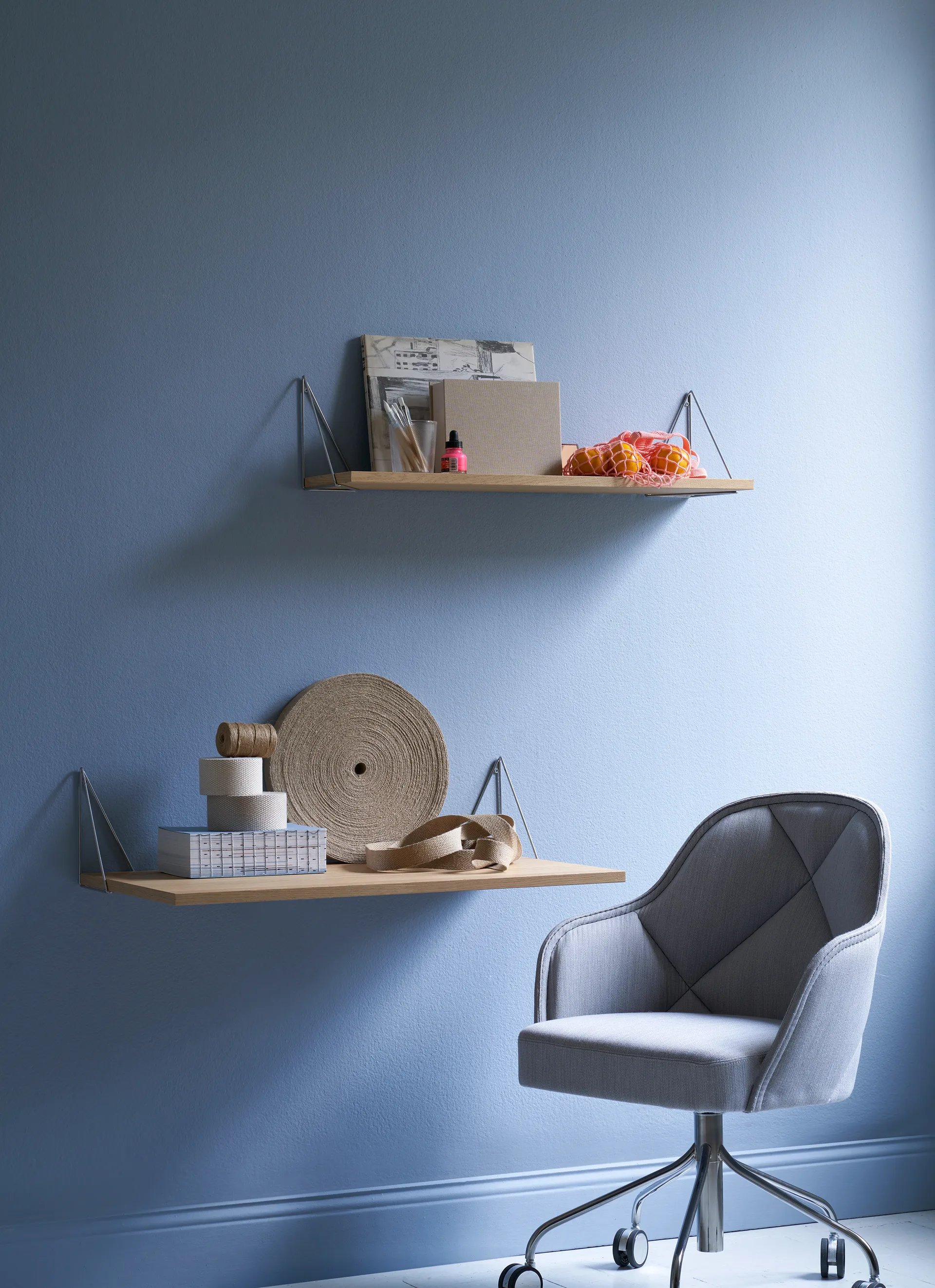 Strutture brackets Pythagoras confezione da 2, cromo Maze