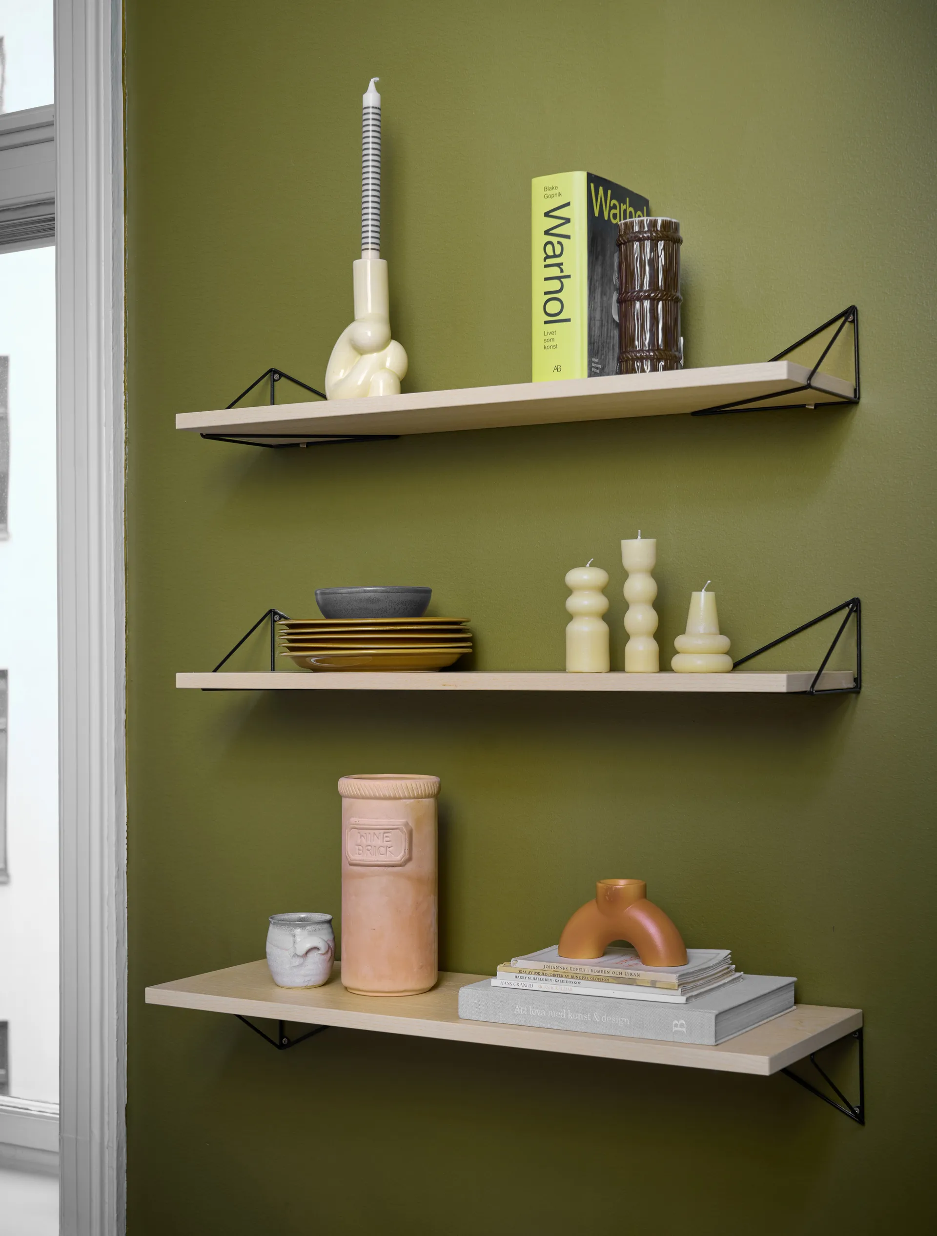 Strutture brackets Pythagoras confezione da 2, nero Maze