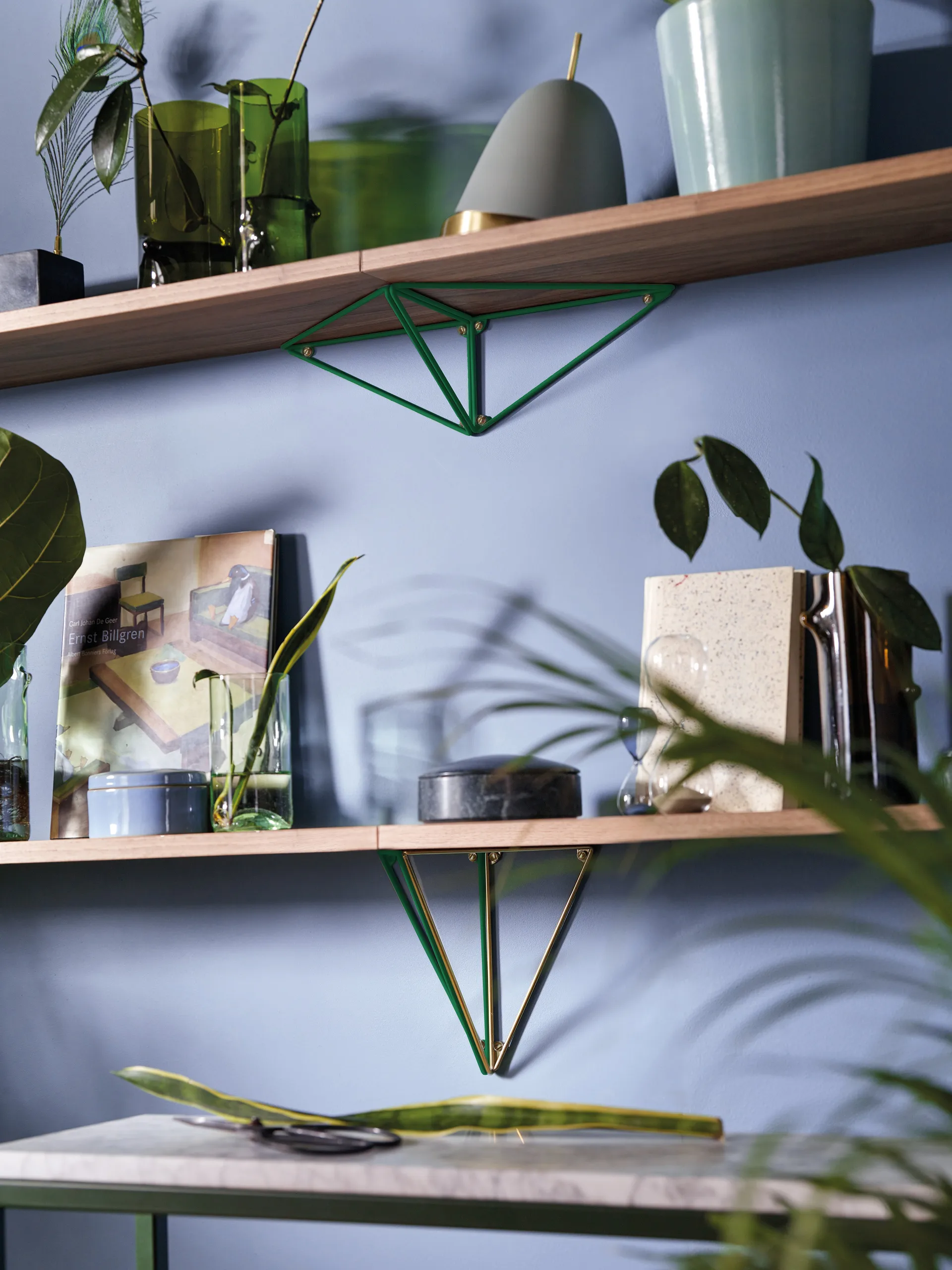 Strutture brackets Pythagoras confezione da 2, ottone Maze