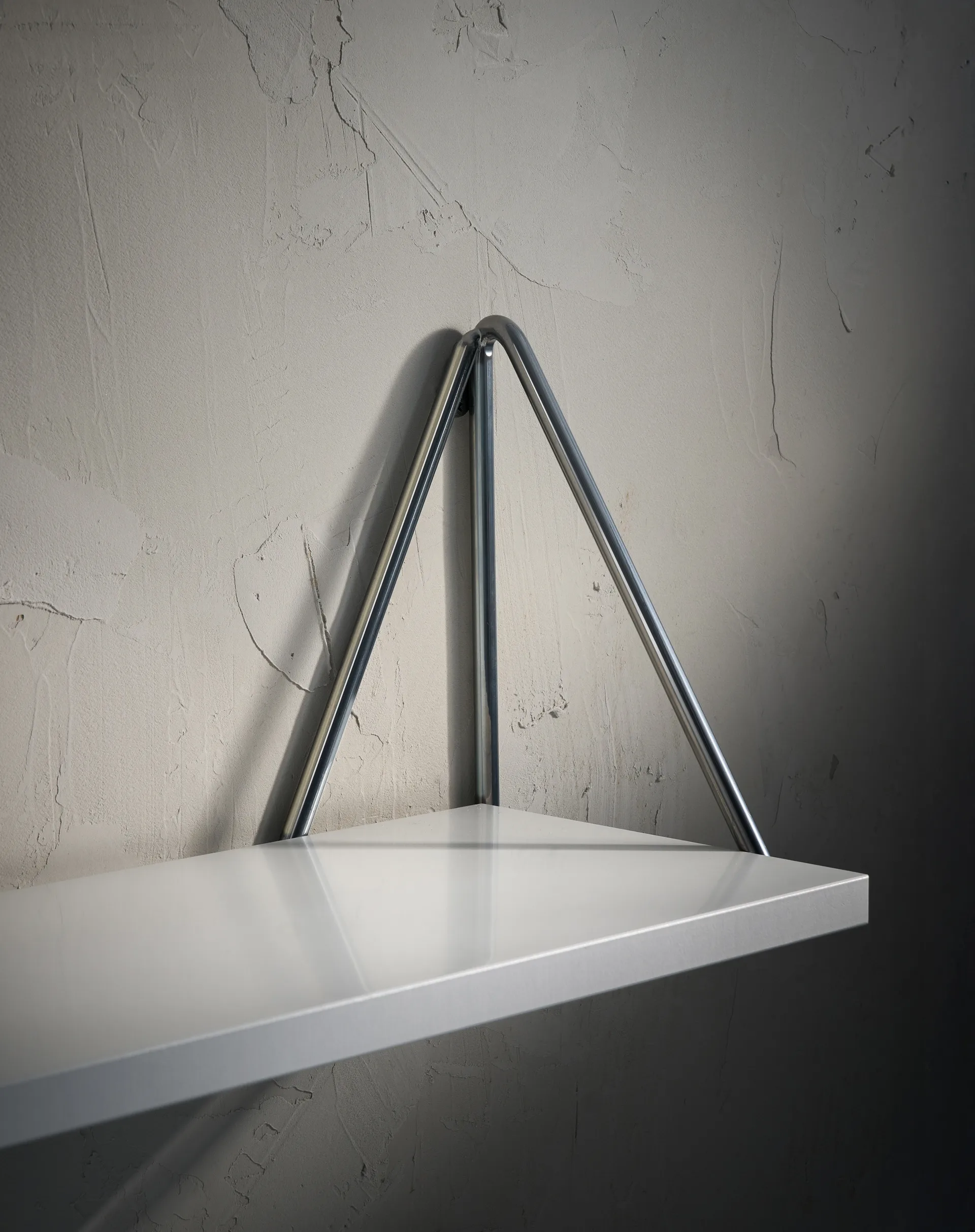 Supporti Pythagoras XL 2 pezzi, Chrome Maze