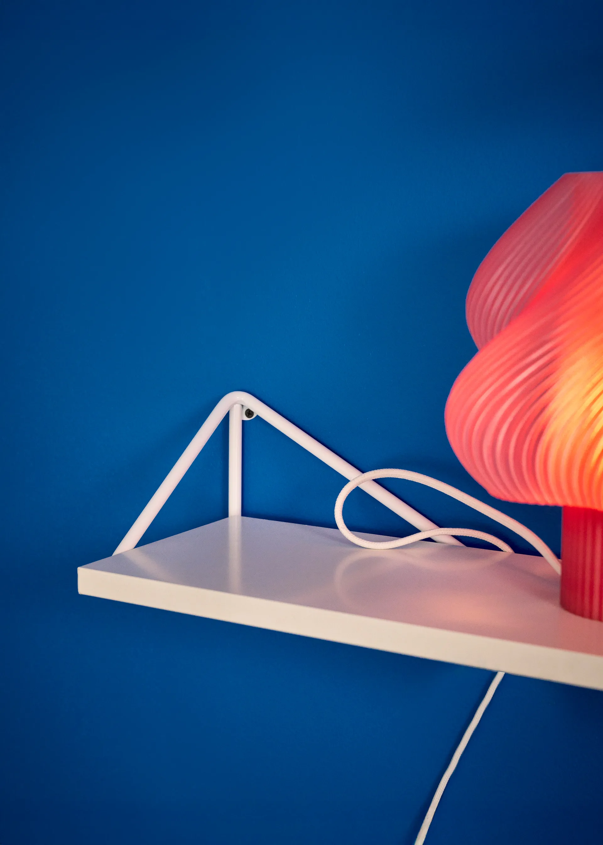 Supporti Pythagoras XL 2 pezzi, Porcelain white Maze