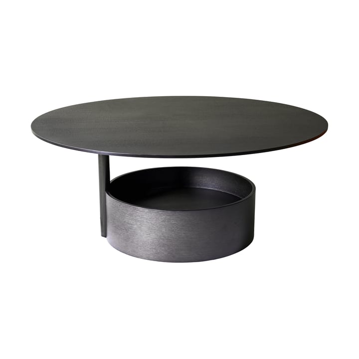 Tavolino Parasol L Ø 90 cm - Rovere tinto scuro - Maze