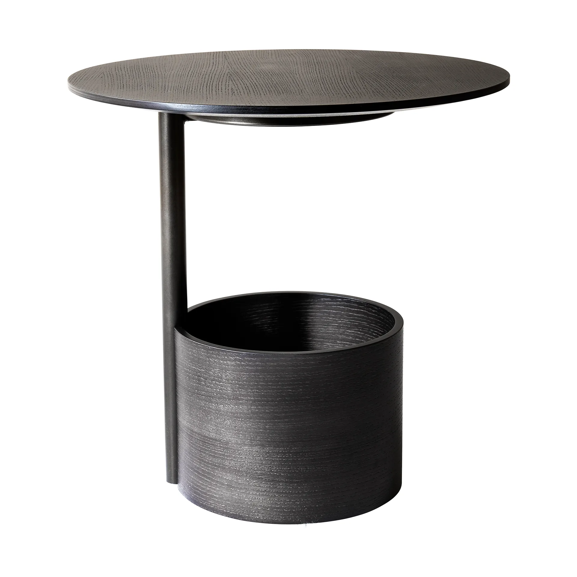 Tavolino Parasol S Ø 50 cm, Rovere tinto scuro Maze