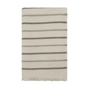 Asciugamano da bagno True  - Off-White-nero, 70x140 cm - Meraki