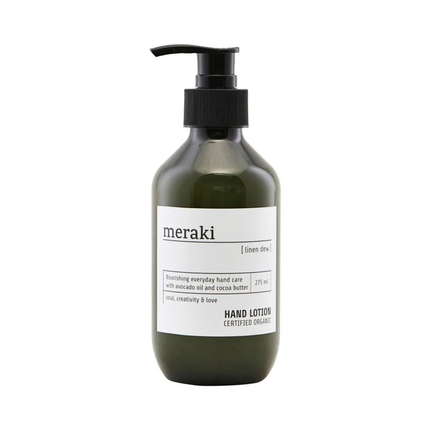 Lozione mani Meraki 275 ml, Linen dew Meraki