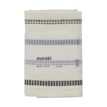 Salvietta per il viso True 3 pezzi - Off-White-nero - Meraki