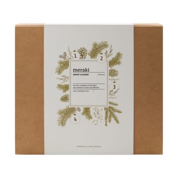 Set regalo Meraki calendario dell'Avvento - Legno scuro, Alba nordica - Meraki
