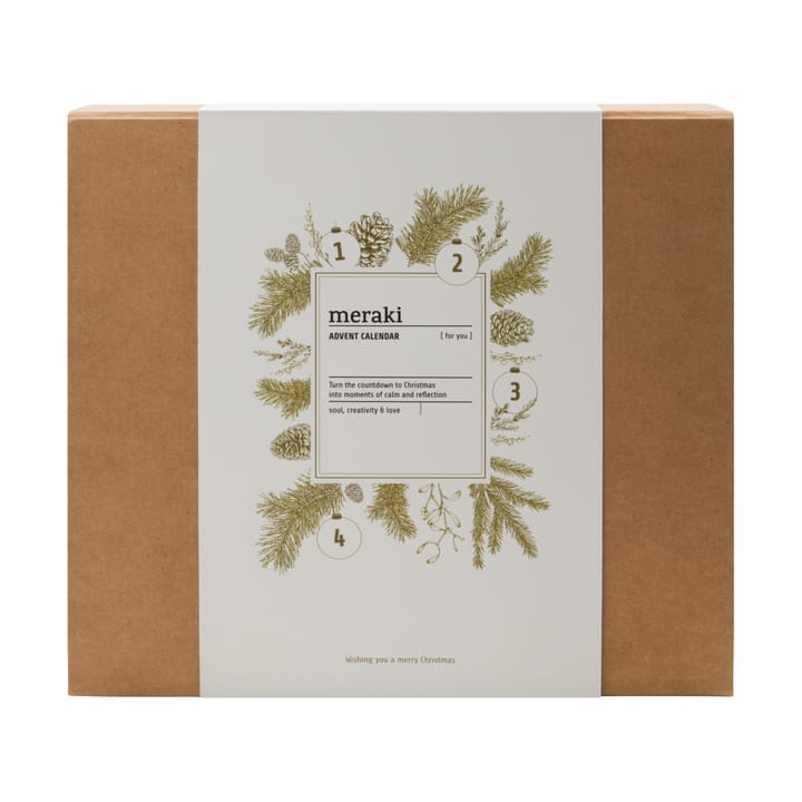 Set regalo Meraki calendario dell'Avvento, Legno scuro, Alba nordica Meraki