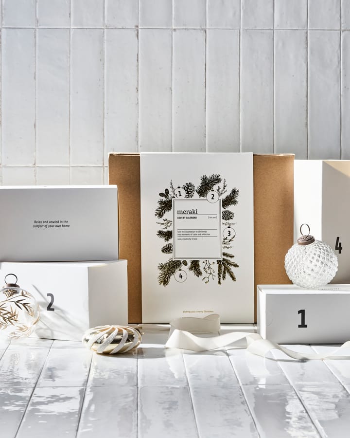 Set regalo Meraki calendario dell'Avvento, Legno scuro, Alba nordica Meraki