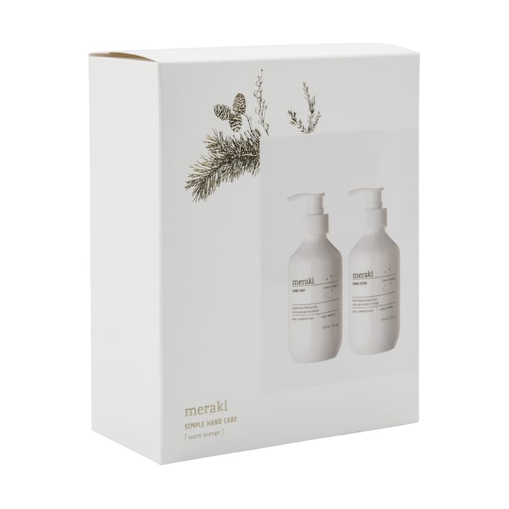 Set regalo Meraki sapone e lozione mani, Arancione caldo Meraki