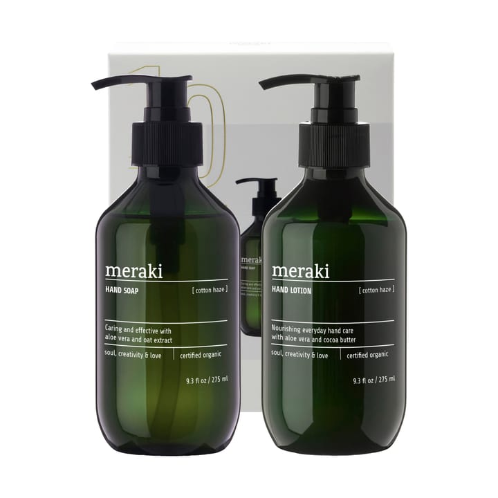 Set regalo Meraki sapone e lozione mani - Cotton Haze - Meraki