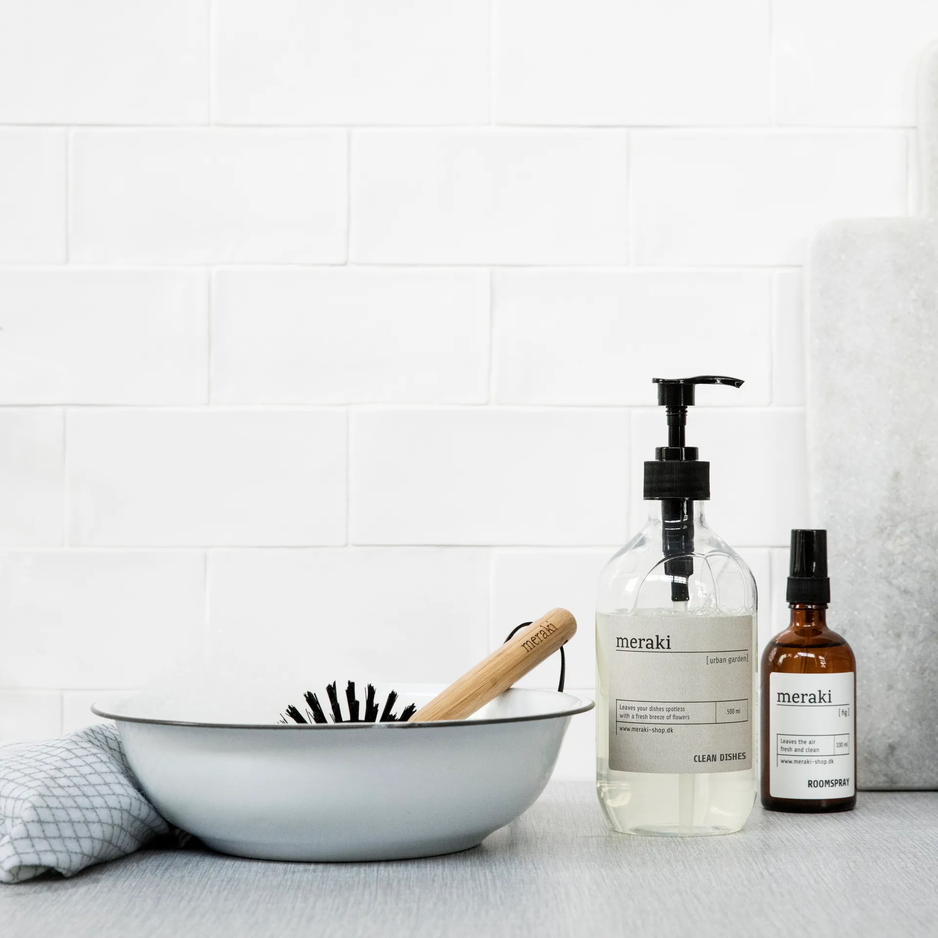 Spazzola per piatti Meraki, bambù Meraki