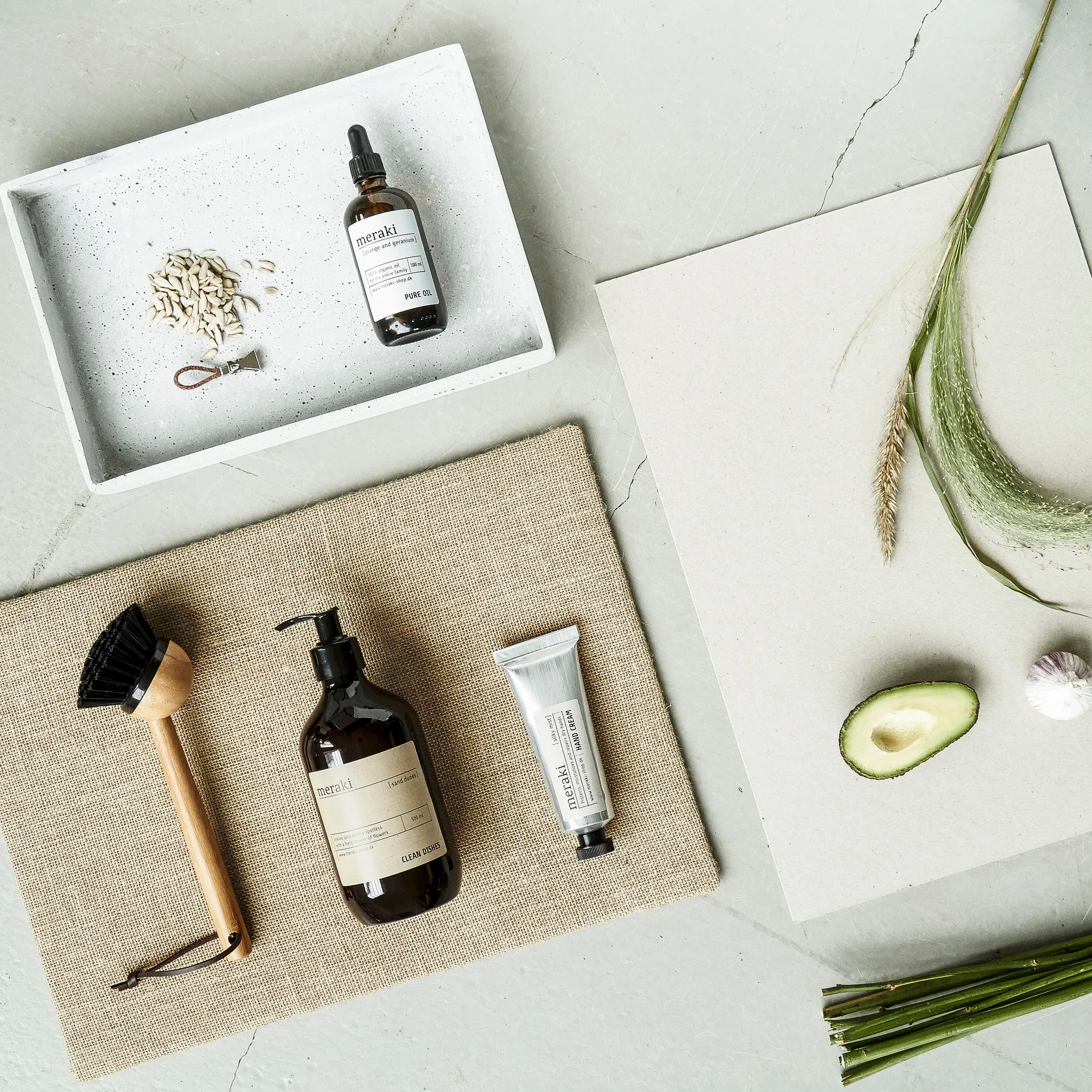 Spazzola per piatti Meraki, bambù Meraki