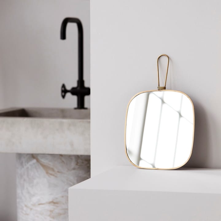 Specchio Meraki 20x22 cm, ottone Meraki
