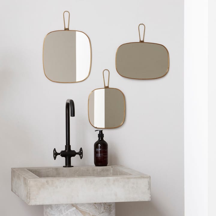 Specchio Meraki 20x22 cm, ottone Meraki